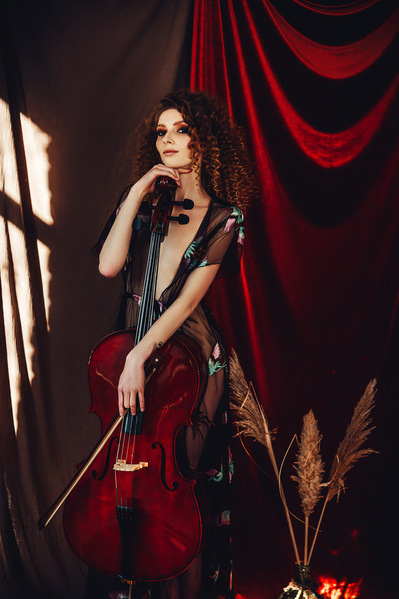 Photograph Ruslan Bolgov The Red Cello on One Eyeland