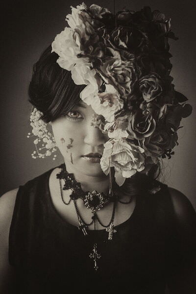 Photograph Daiki Fujiwara Blood And Flowers on One Eyeland