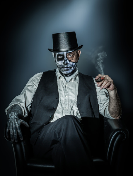 Photograph Laszlo Prucz Skull Guy on One Eyeland