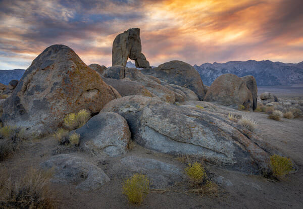 Photograph Joshua Smith Boot Arch Sunset on One Eyeland