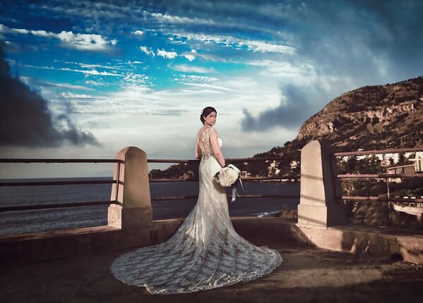 Photograph Vincenzo Di Liberto Arianna Wedding Day on One Eyeland