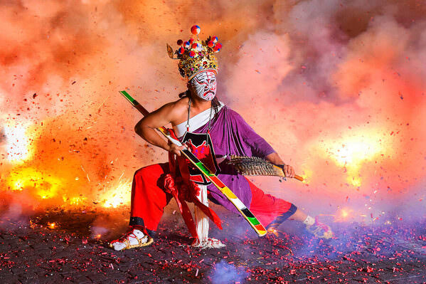 Photograph Wimal Amaratunge Dance With Fire on One Eyeland