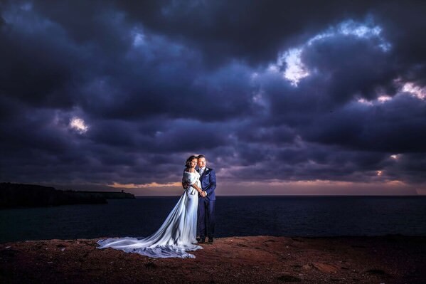Photograph Vincenzo Di Liberto Wedding Day Cala Rossa on One Eyeland