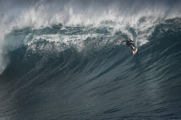 Photograph Steve Turner Flying Off The Top on One Eyeland