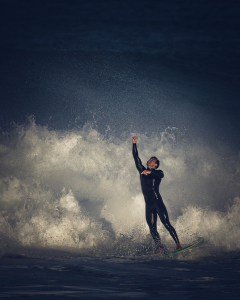 Photograph Ricardo Luis Thanking The Guy Above For The Previous Barrel on One Eyeland