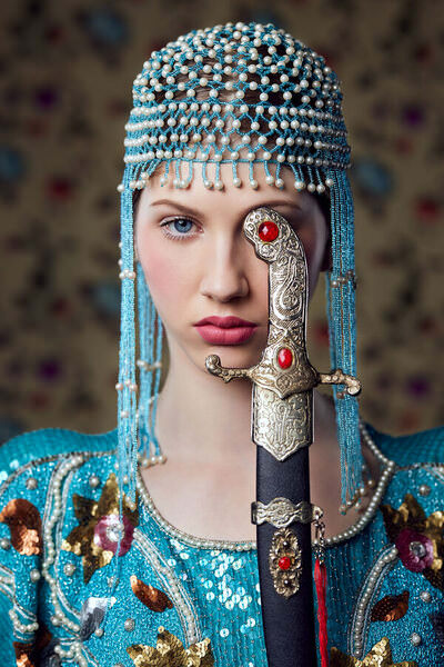 Photograph Pavel Surovy Warrior With Snake Eye on One Eyeland