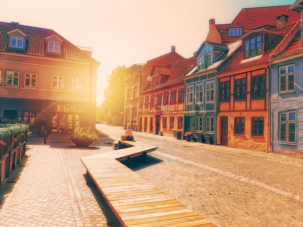 Photograph Eugenia Kyriakopoulou Sunset In Odense on One Eyeland