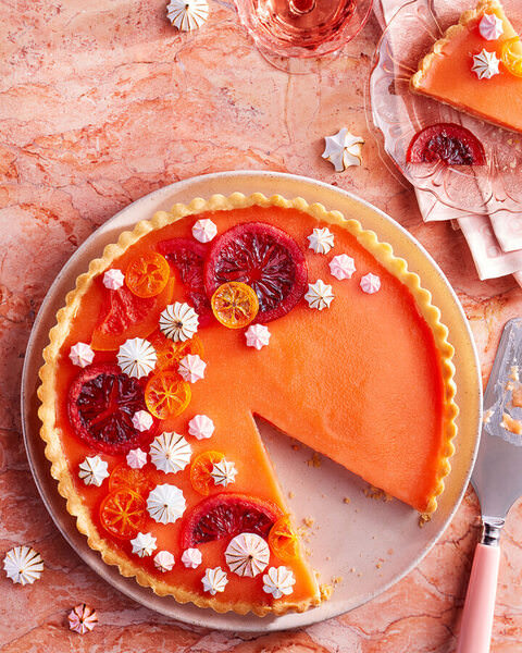 Photograph Powell Jordano Citrus Curd Tart on One Eyeland