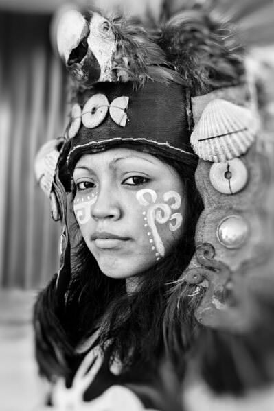 Photograph Claude Bossel Woman Warrior on One Eyeland
