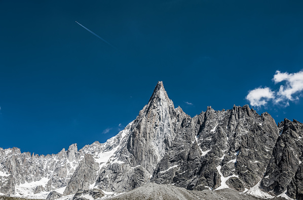 Photograph Satheesh Nair Mountain Peaks And Jetliner Alps Switzerland on One Eyeland