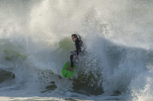 Photograph Steve Turner Flying Green on One Eyeland