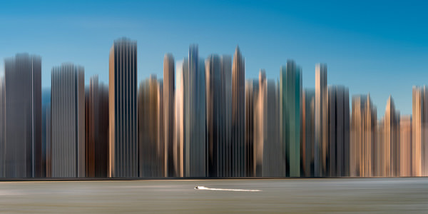 Photograph Satheesh Nair New York Cityscape With Water Scooter 9346 on One Eyeland