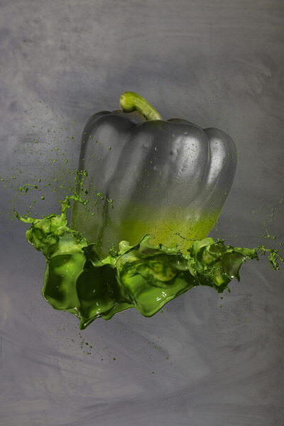 Photograph Marc Barthelemy Green Paprika on One Eyeland