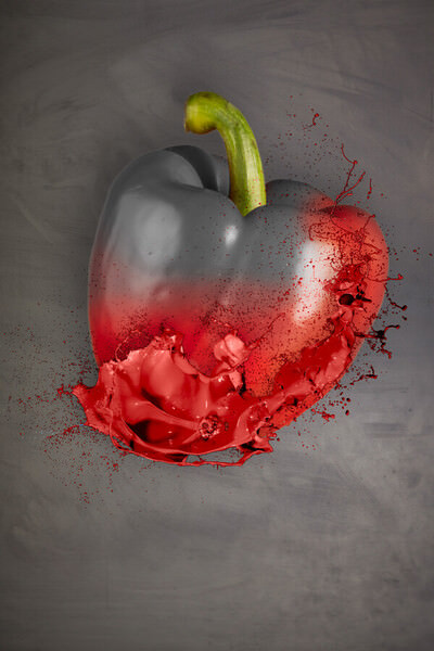 Photograph Marc Barthelemy Red Paprika on One Eyeland