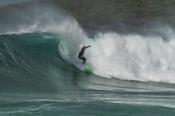 Photograph Steve Turner Back On The Green Board on One Eyeland