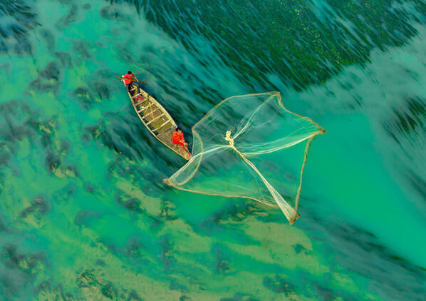 Photograph Azim Khan Ronnie Fishing on One Eyeland