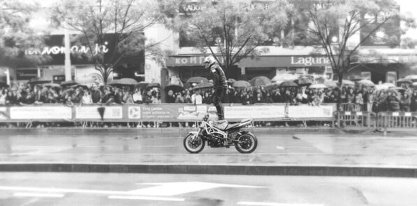 Photograph Mikica Kosanovic Stuntman on One Eyeland