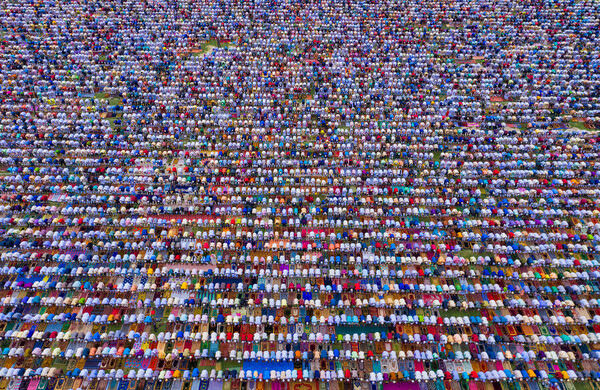 Photograph Azim Khan Ronnie Largest Eid Congregation 04 on One Eyeland