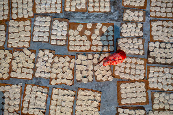 Photograph Azim Khan Ronnie Drying Noodles 02 on One Eyeland
