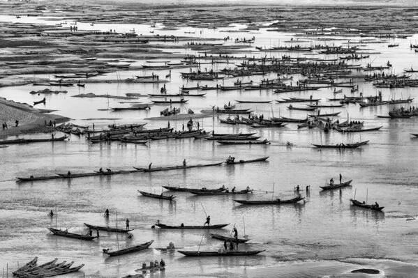 Photograph Azim Khan Ronnie Mass Of Boats on One Eyeland