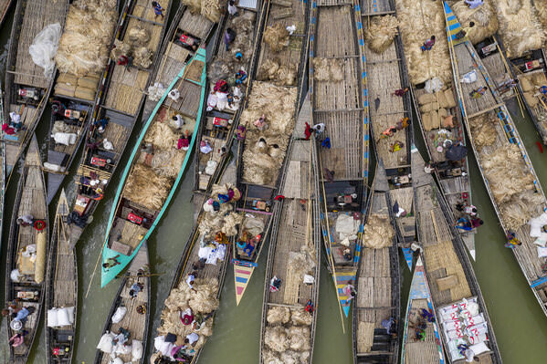 Photograph Azim Khan Ronnie Boats Of Jute on One Eyeland