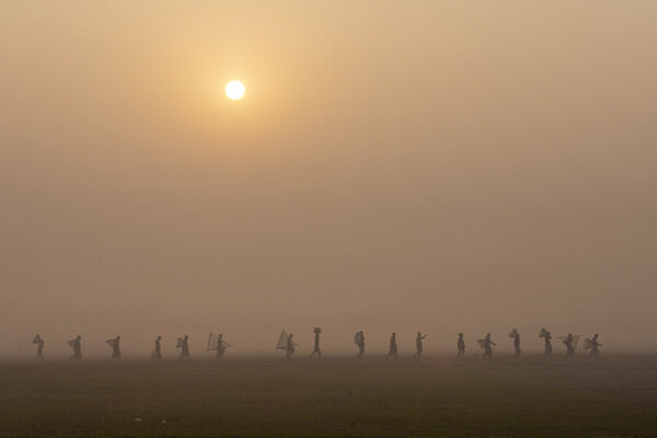 Photograph Azim Khan Ronnie Villagers Attain To The Fishing Festival on One Eyeland