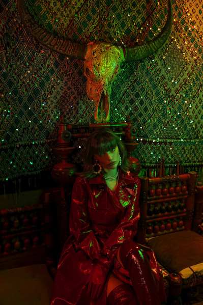 Photograph Jorge Duva Red Doll on One Eyeland
