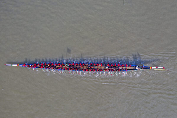 Photograph Azim Khan Ronnie Boat Racing on One Eyeland