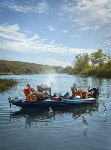Photograph Kremer Johnson Bass Happy on One Eyeland