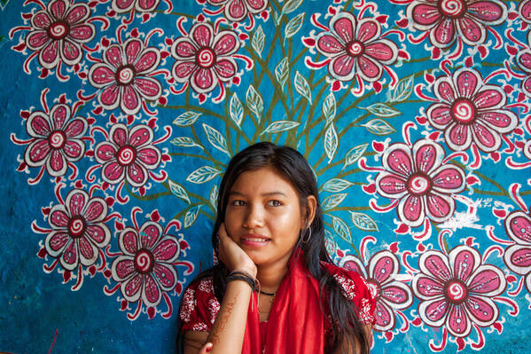 Photograph Azim Khan Ronnie Painted House 02 on One Eyeland