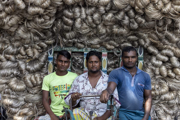 Photograph Azim Khan Ronnie Jute Seller on One Eyeland