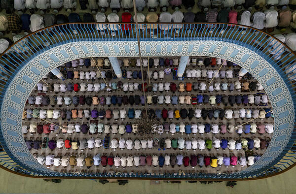 Photograph Azim Khan Ronnie Pray In The Mosque on One Eyeland