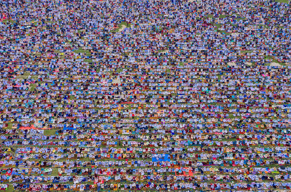 Photograph Azim Khan Ronnie Hulf Million People Praying Together on One Eyeland