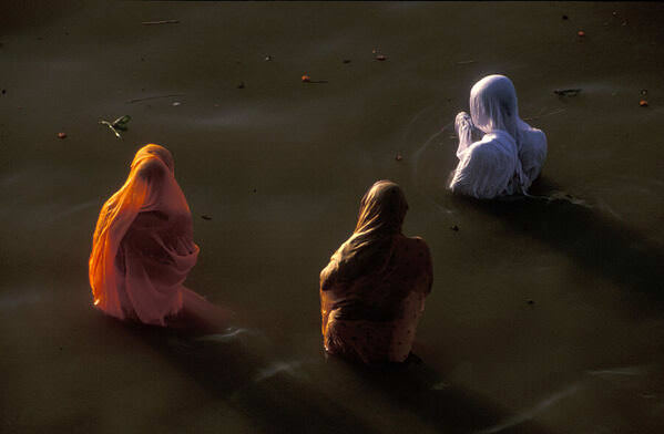 Photograph Nilanjan Ray Three Women on One Eyeland