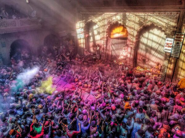 Photograph Azim Khan Ronnie Holi Festival on One Eyeland