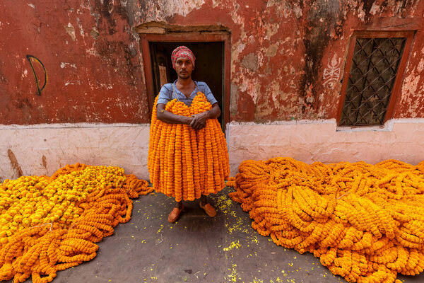 Photograph Azim Khan Ronnie Flower Seller on One Eyeland