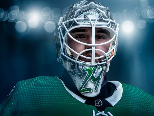 Photograph Andy Mahr Andy Mahr Dallas Stars Sports Goalie Hockey on One Eyeland
