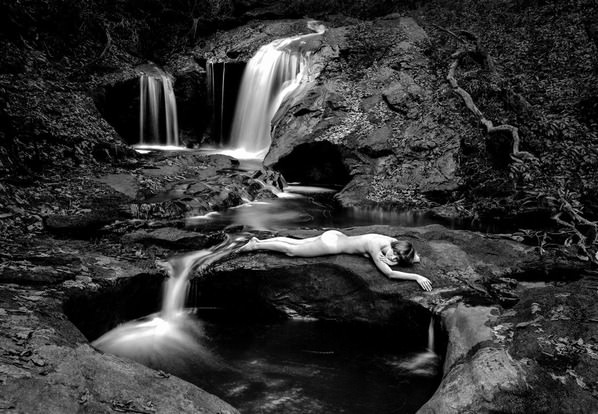 Photograph Gary Alan Thaxton Thaxton Nude  _  Nanatahala Dream on One Eyeland
