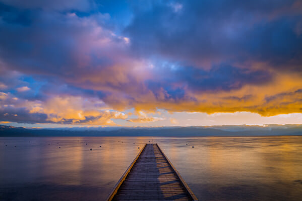 Photograph Joshua Smith Sunset Dock on One Eyeland