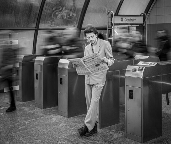 Photograph Radek Von Hirschberg Reading Man on One Eyeland