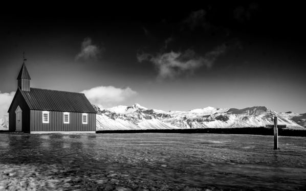 Photograph Radek Von Hirschberg Black Church From Some Different Perspective on One Eyeland
