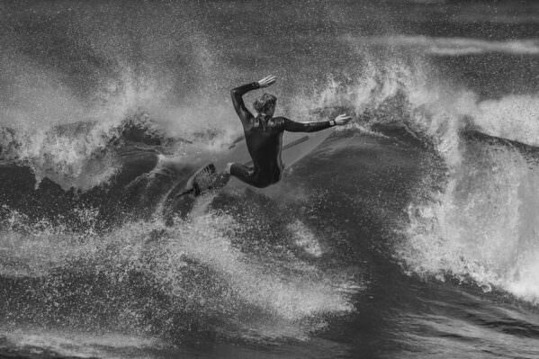 Photograph Steve Turner Sydney Surfers on One Eyeland