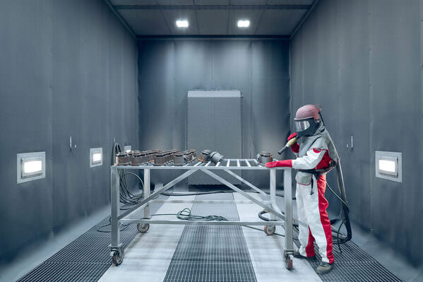 Photograph Sergei Tatarskikh Shot Blasting Chamber on One Eyeland