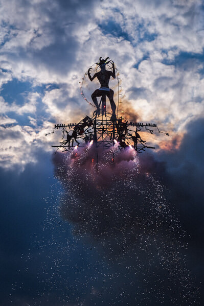 Photograph Antonio Flores La Ascension Del Falso Dios on One Eyeland