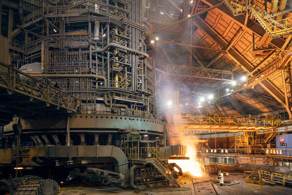 Photograph Sergei Tatarskikh Blast Furnace on One Eyeland