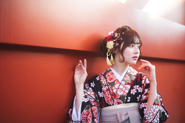 Photograph Setsuna Kurouzu Kimono on One Eyeland