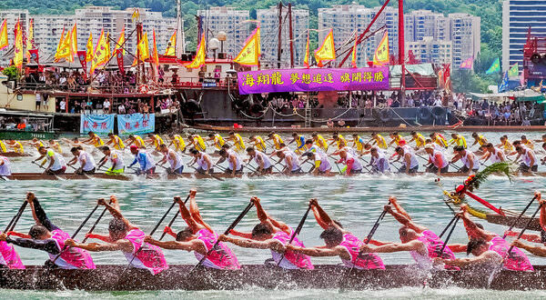 Photograph Howard Tong Hong Kong Dragon Boat Festival Dragon Boat Race on One Eyeland