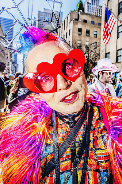 Photograph Mitchell Funk Women  In Easter Parade on One Eyeland