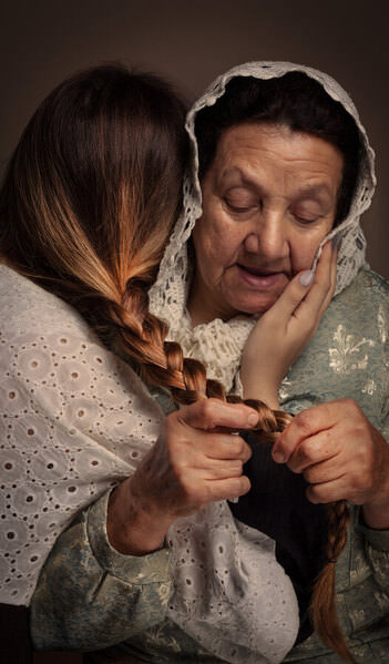 Photograph Niloofar Balalami Face Of Old Teenage on One Eyeland