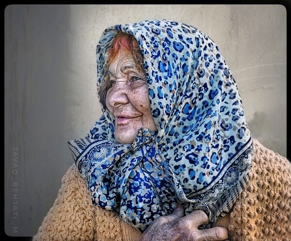 Photograph Javad Behjati Grandmother on One Eyeland